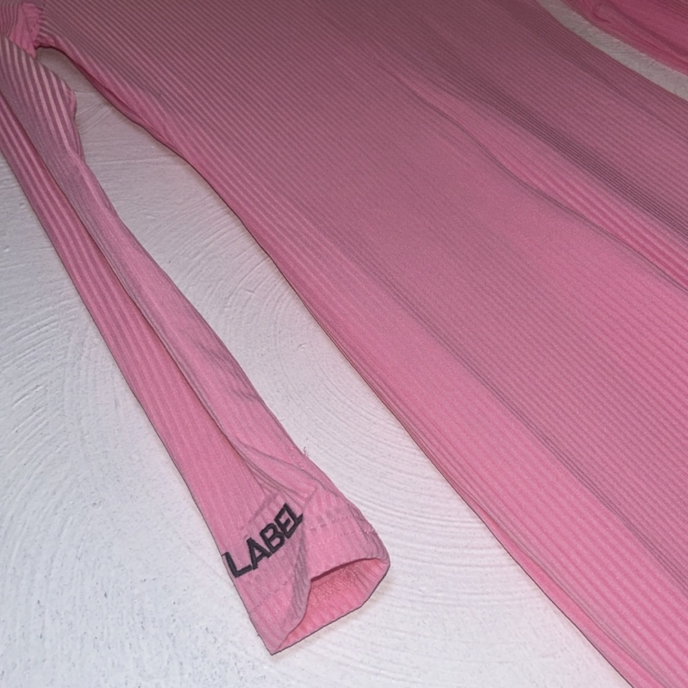 Pink LUCKY LABEL Ribbed Jumpsuit - Picture 7 of 7
